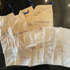 Designer shoe dust bags